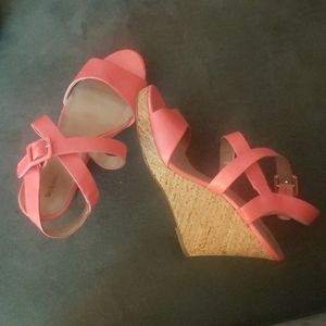 Style & Co Coral Wedges